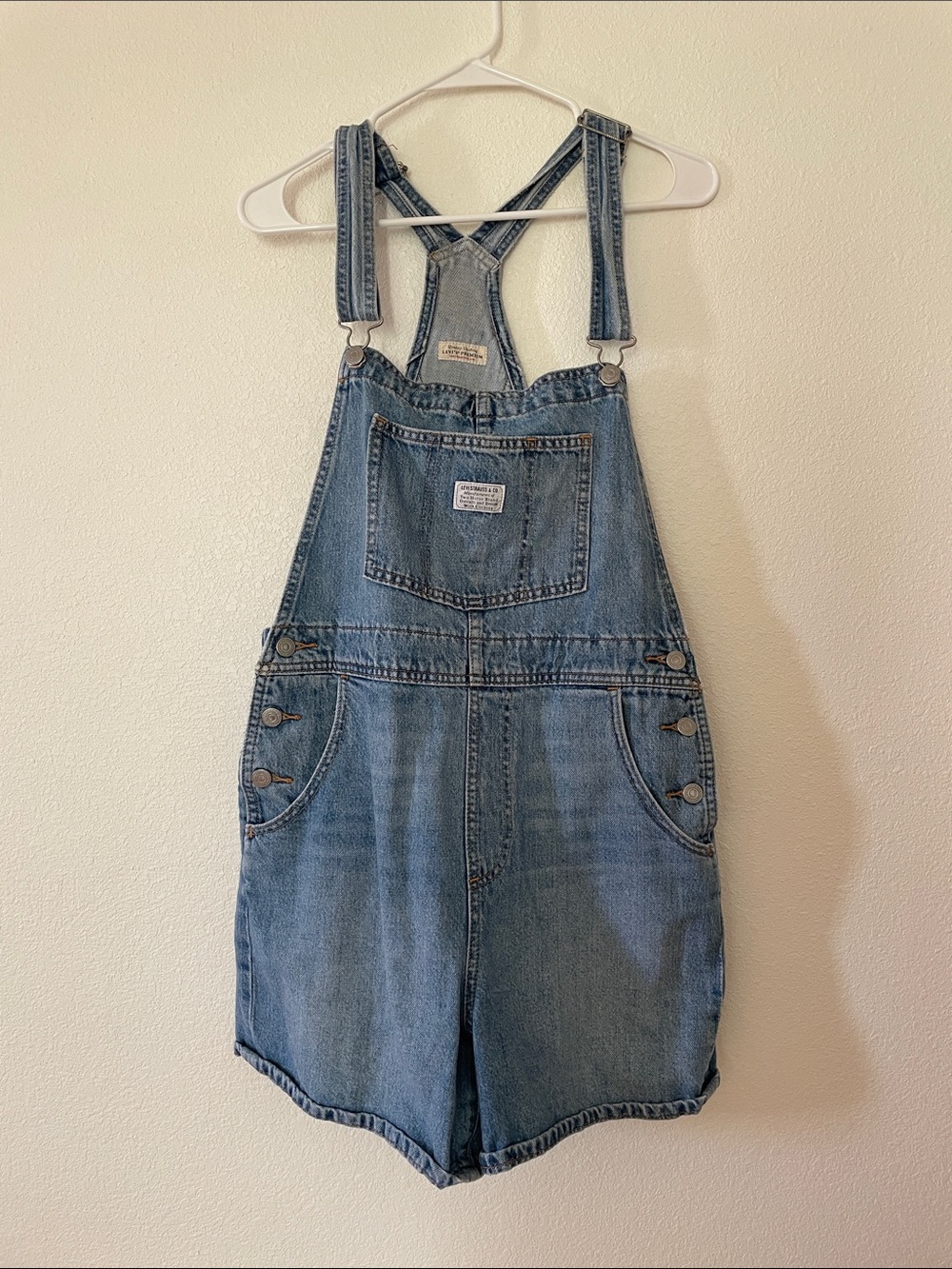 Levi's Vintage Shortall Denim Blue Size Medium